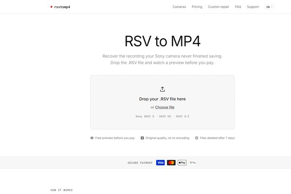 RSV to MP4